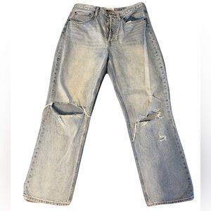 Win Distressed Light Blue Jeans